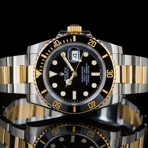 1988 rolex submariner two tone|Rolex 2 tone submariner price.